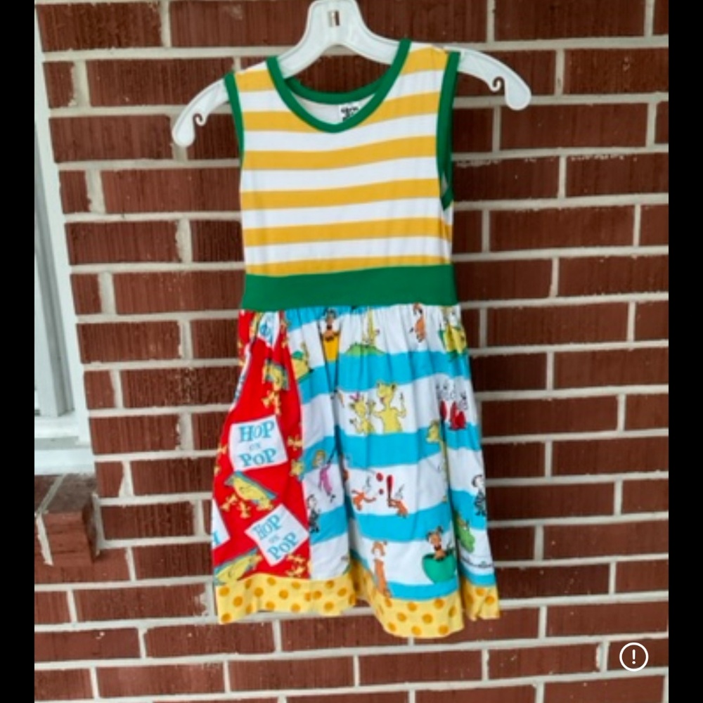 Chris N Missy Dr Seuss dress girl size 8
